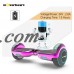 UL2272 Certified TOP LED 6.5" Hoverboard Two Wheel Self Balancing Scooter Chrome Rainbow   